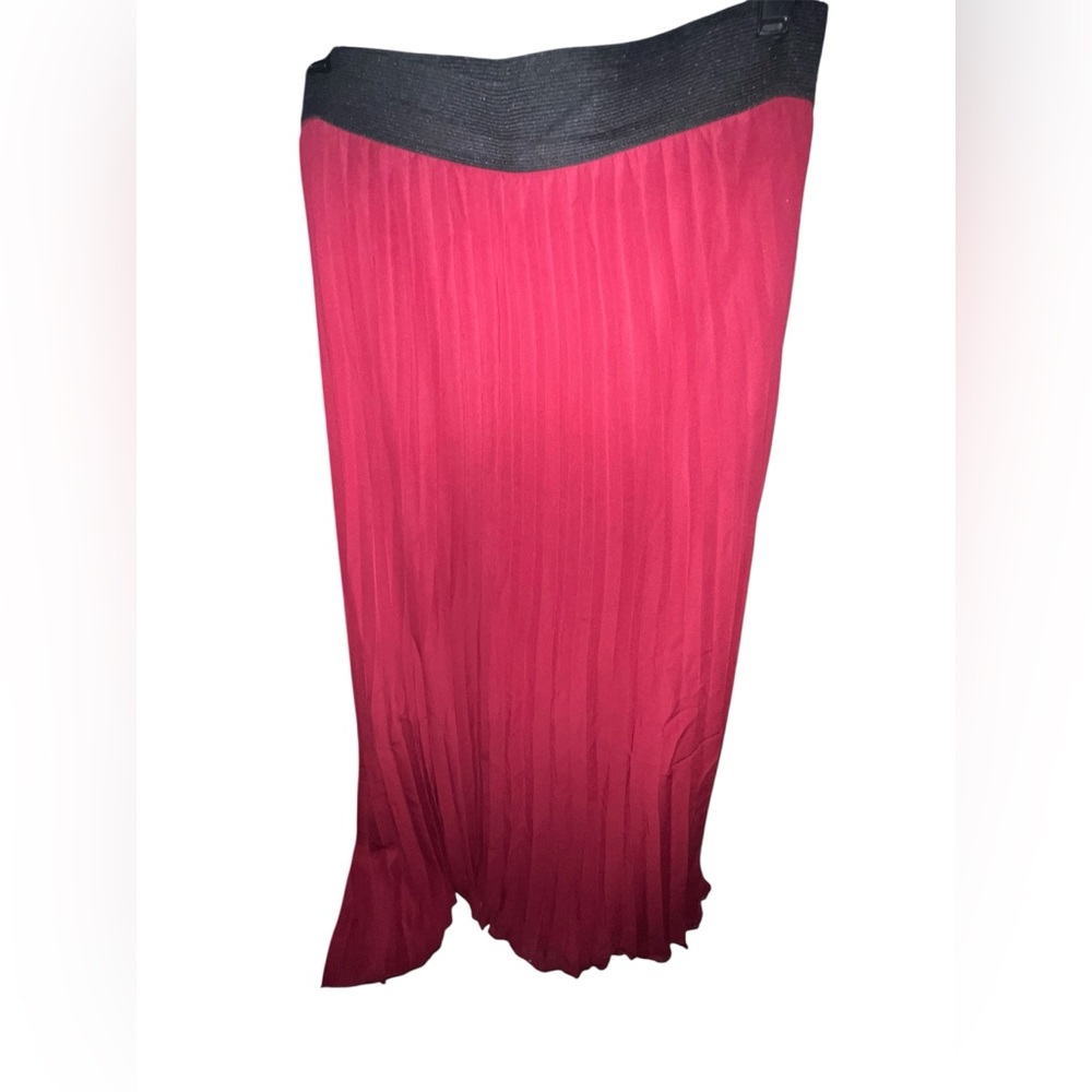 Lavish Crimson A-Line Skirt